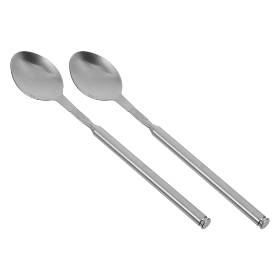 SEWCHICS 2-Piece Extendable Stainless Steel Telescopic Spoon Set for Mixing, Stirring, Cooking Utensils