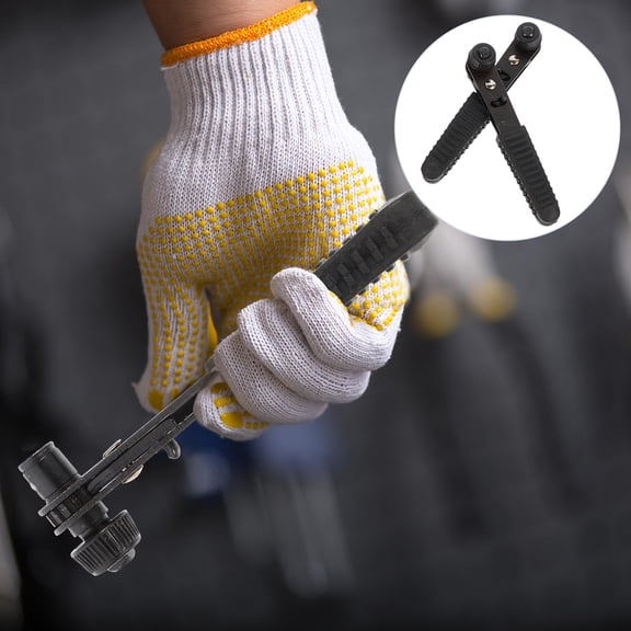 SEWCHICS 2-Piece Steel Ratchet Spanner Set Wrench for Tight Spaces Home and Automotive Use