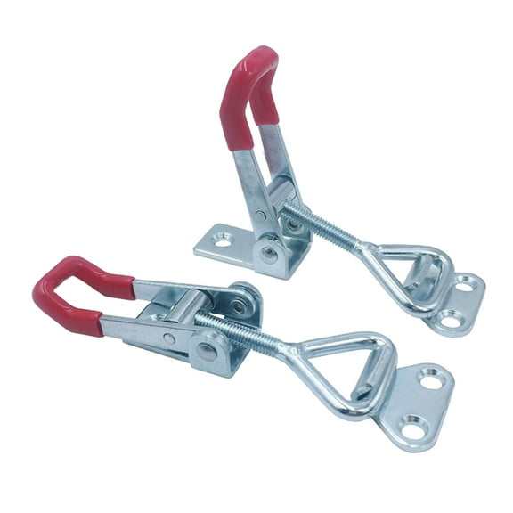 SEWCHICS 2-Pack Quick Release Toggle Hold Down Clamps with Rubber Spindle for Secure Machine