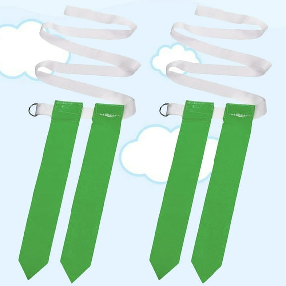 SEWCHICS 2Pcs Nylon Rugby Waist Belt American Football Defense Training Webbing in Green