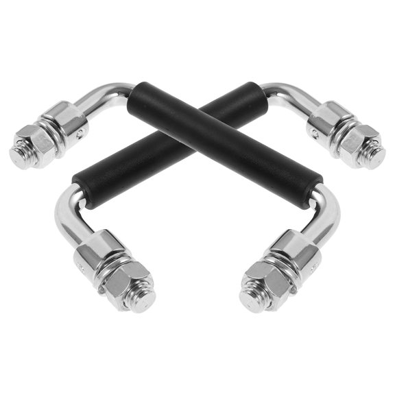 SEWCHICS 2-Pack Heavy Duty Metal Toolbox Handles, Folding Pull Handles with Plated Iron for Toolbox Replacement