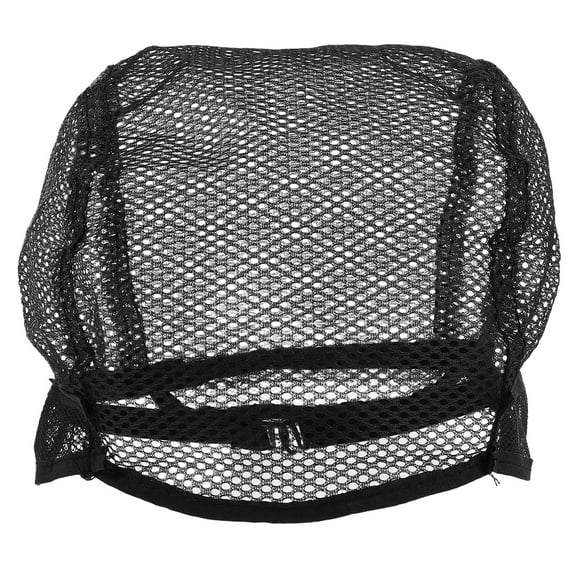 SEWCHICS 2-Pack Adjustable Black Mesh Wig Caps for Secure Hair Weaving, Wig Making, Breathable and Comfortable Fit