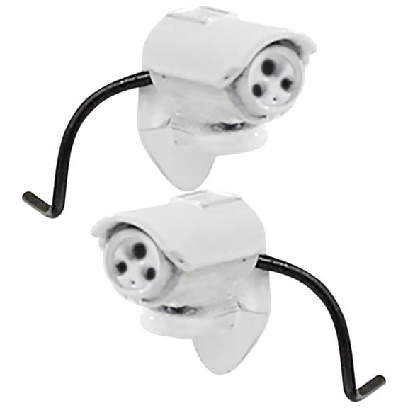 SEWCHICS 2pcs Dollhouse Scenic Supplies with Fake Security Camera for Displays