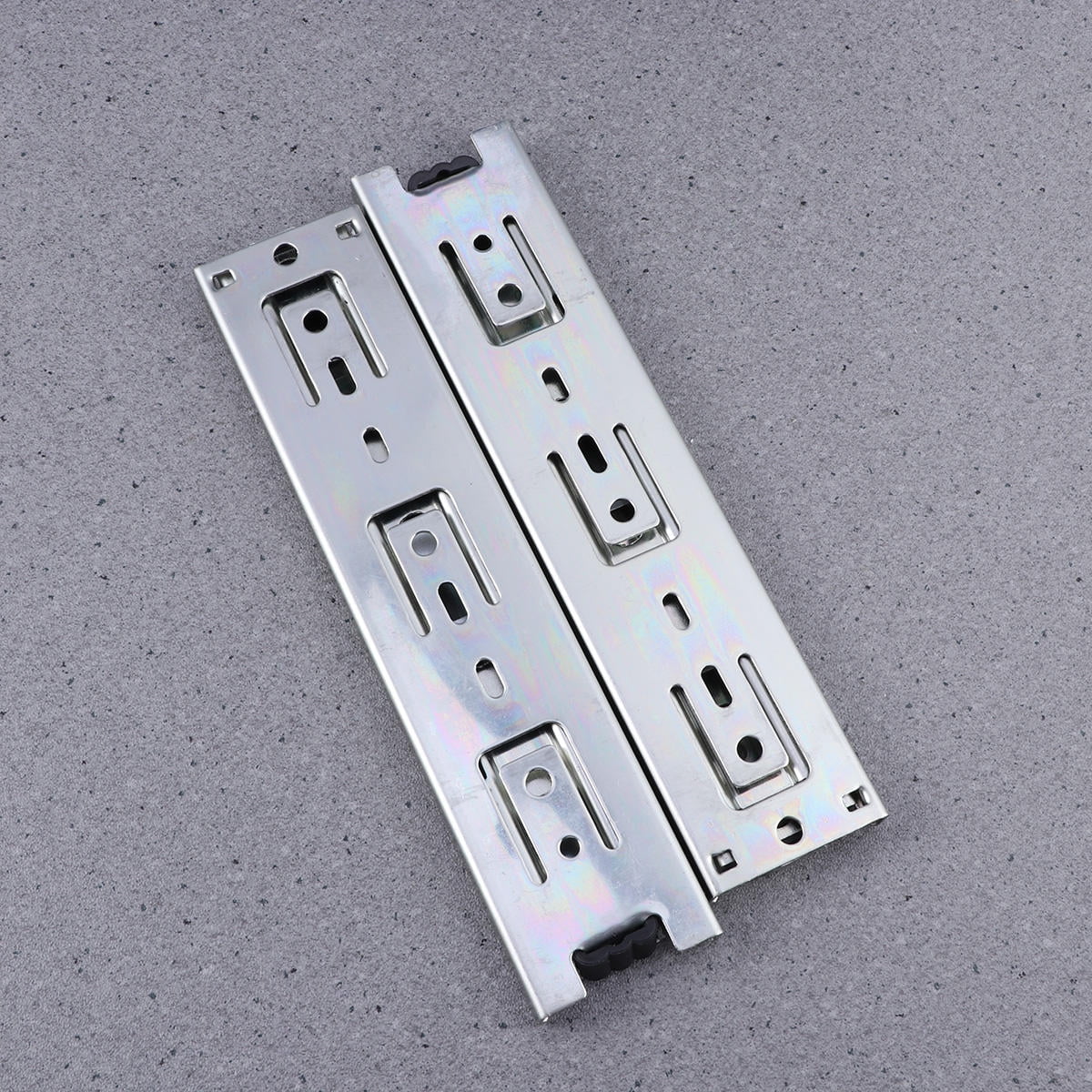 View of SEWCHICS 2pcs Drawer Slide Soft Close Metal Rail Silver for Smooth ...