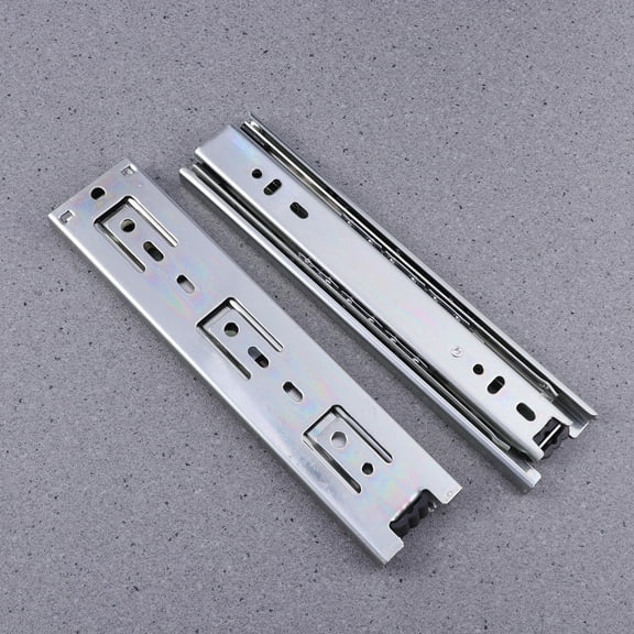 SEWCHICS 2-Pack Heavy Duty Steel Bearing Drawer Slides for Smooth, Quiet Storage and Easy Installation