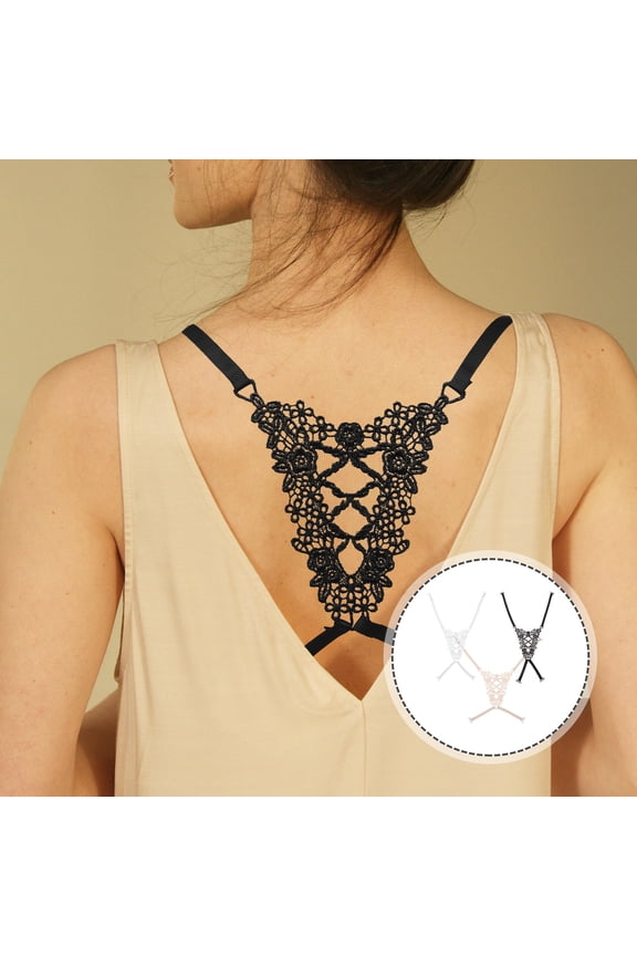 3 Pcs Beautiful Shoulder Straps Lift Bras for Women Elastic Woman