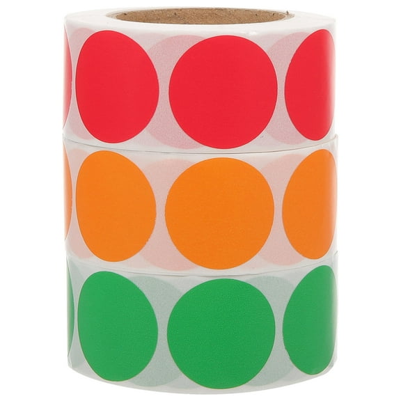 SEWCHICS Assorted Color Round Dot Stickers for Coding Sorting and Sealing