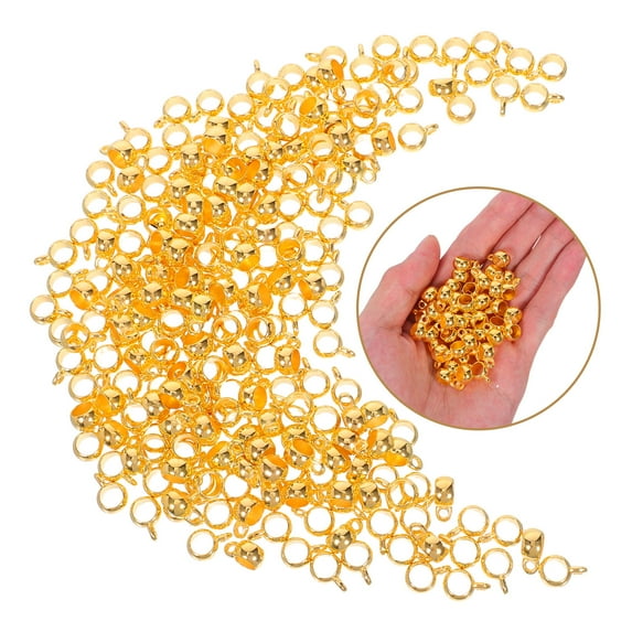 SEWCHICS 300Pcs Round Bail Beads for Making Bracelet DIY Accessories