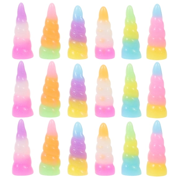 SEWCHICS 30 Pieces Resin Horn Hair Clips for Crafts, Parties, Kids, Special Occasions, and Fun Decorative Accessories