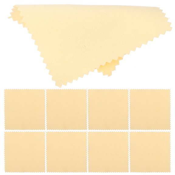 SEWCHICS 30Pcs Durable Jewelry Cleaning Cloth Polishes Plated Silver and Restores Original Luster