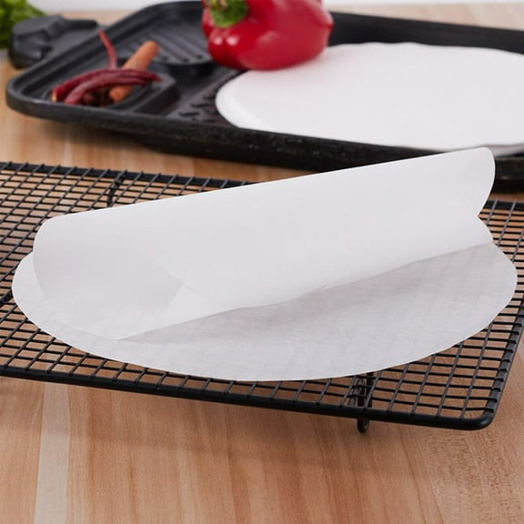 SEWCHICS 350pcs Baking Liners Parchment Paper Pads White Oven Safe Cooking Tool