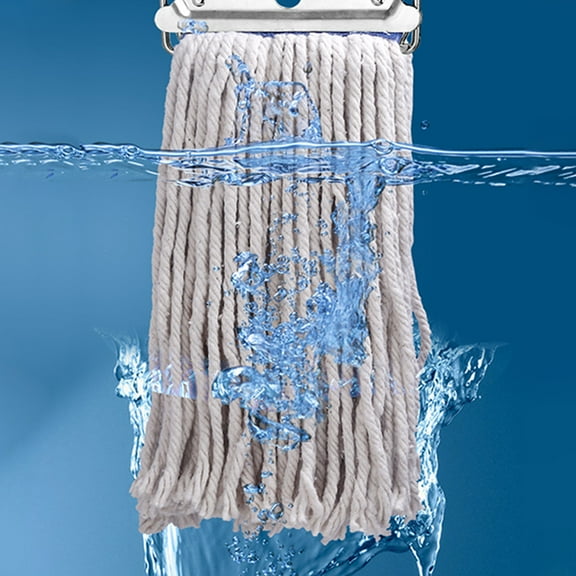 SEWCHICS Cotton Mop for Hardwood and Tile, Assorted Color, Easy Operate, Absorbent, Long Handle