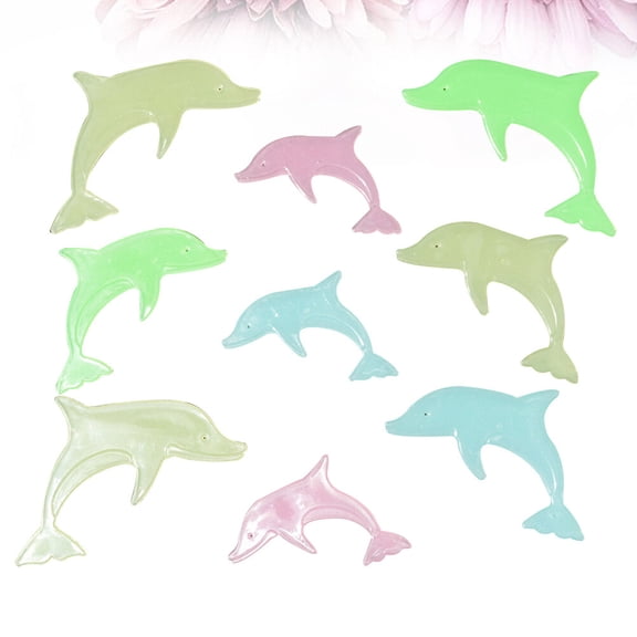 SEWCHICS 36Pcs Wall Sticker Dolphin Shape Made of Premium Plastic for Home Decoration