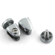 SEWCHICS Glass Clamp Fixing Clips Set of 3 Fixation Clamps for Secure Glass Installation
