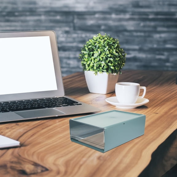 SEWCHICS 3PCS Transparent Design Desktop Organizer For Makeup Storage Art Craft Supplies