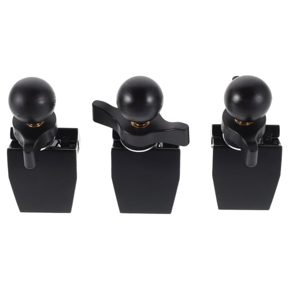 SEWCHICS 3-Pack Black Plastic Car Vent Phone Mount Clips for Secure Daily Use and Easy Installation