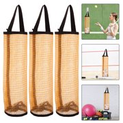 SEWCHICS 3-Piece Nylon Tennis Bag Set with Breathable Mesh Design for Sports Gear, Accessories, and Equipment Storage