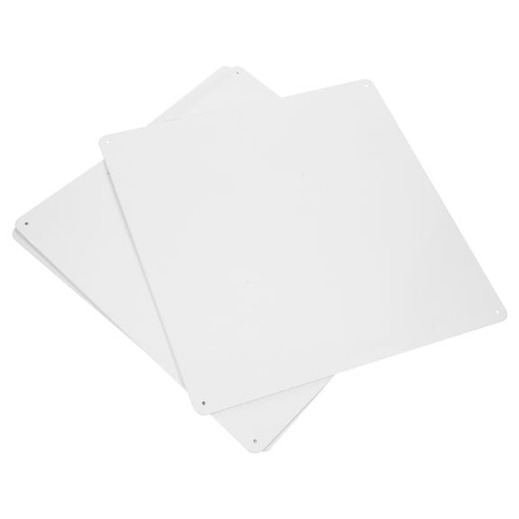 SEWCHICS White Iron Blank Sign Crafting Metal Sheet for DIY Creativity 3Pcs