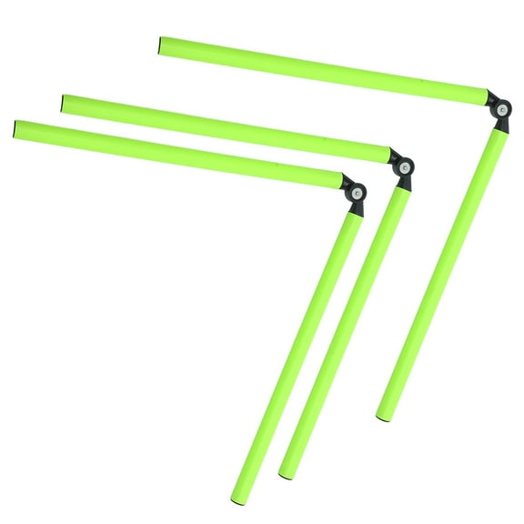 SEWCHICS 3Pcs Outdoor Soccer Training Poles ABS Aluminum Alloy Athletic Training Tools