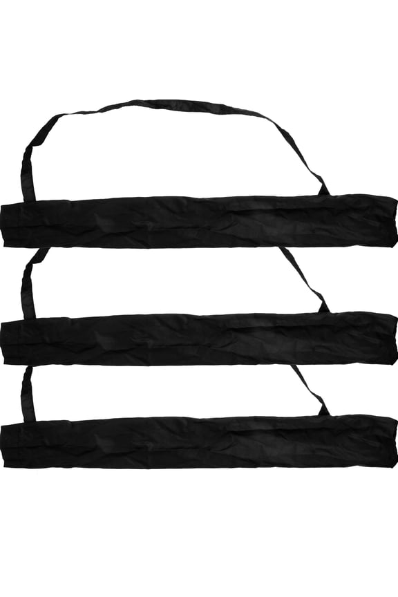 Parasol Carrying Case Tear-Resistant 3Pcs Black