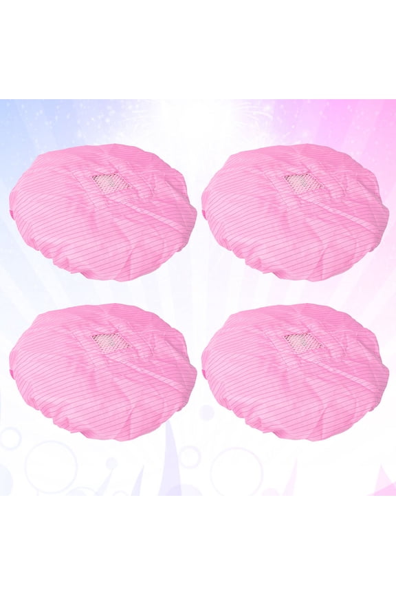 4-Pack Anti-Static Caps Breathable Protective Hats for Industrial Work Safety and Comfort