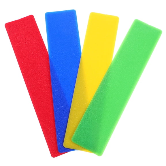 SEWCHICS 4-Pack Assorted Color Tennis Court Anti-Skid Ground Markers for Sports and Outdoor Use