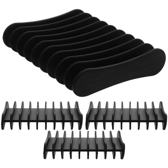 SEWCHICS Black Silicone Soap Holder with Enhanced Airflow for Longtime Use