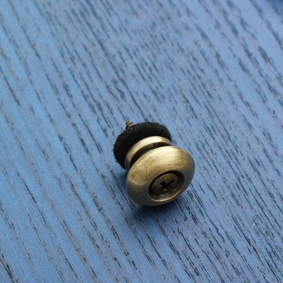 SEWCHICS 4Pcs Assorted Color Iron Guitar Strap Lock Buttons Easy Install Electric Acoustic