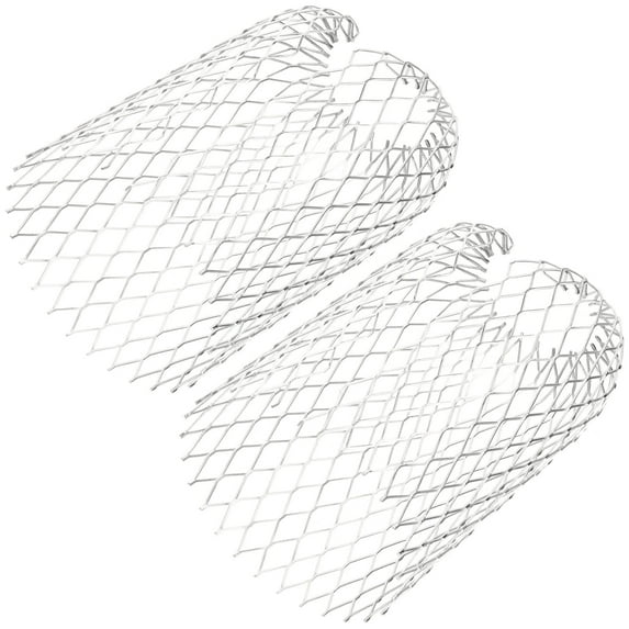 SEWCHICS 4Pcs Gutter Guard Filter Strainer Aluminum Water Flow Maintenance