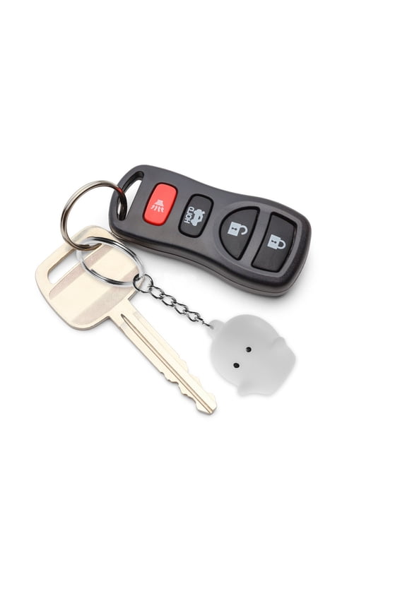 4PCS Ghost Cartoon Keyrings Light Green Plastic Functional Handbag Charms for Daily Use