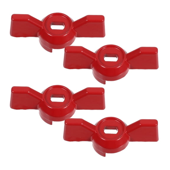SEWCHICS 4-Pack Outdoor Faucet Butterfly Valve Handle Replacement Set Compatible with Industrial Water Valve Controls