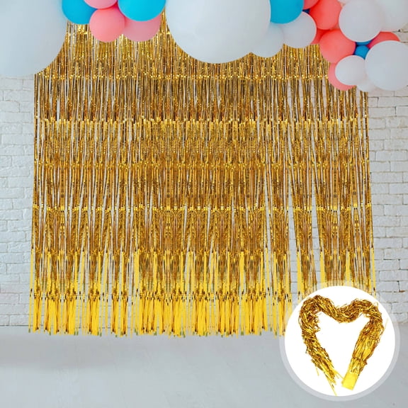 SEWCHICS Golden Plastic Photo Backdrop for Photography Studio, Portrait, Party, and Event Background