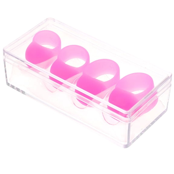 SEWCHICS 4Pcs Pink Steel Drum Accessories for Noise Reduction in Performance