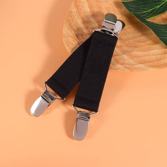 SEWCHICS 4-Pack Black Alloy Non- Sofa Fasteners, Easy to Use Bed Sheet Clips for Secure Hold