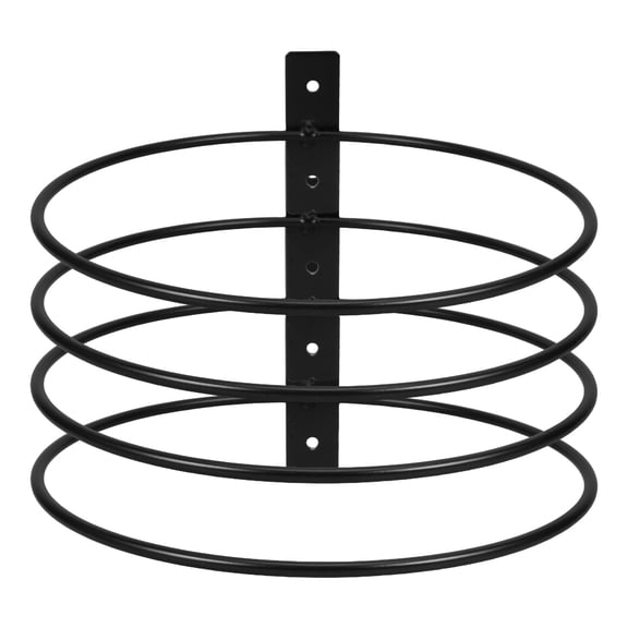 SEWCHICS 4-Pack Black Metal Wall Mounted Plant Hangers, Versatile Pot Rack for Patio, Balcony, Indoor and Outdoor Use