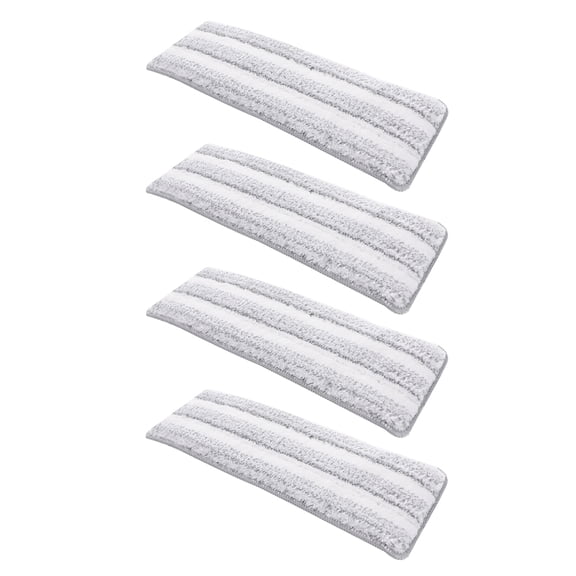 SEWCHICS Reusable Microfiber Mop Pads, Multi-Color, Absorbent Sponge, Hard Bristle, Home 4Pcs
