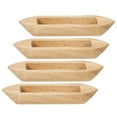 thumbnail image 1 of SEWCHICS 4pcs Wood Boat Model Table Decoration For Nautical Theme Living Room Ornament, 1 of 8