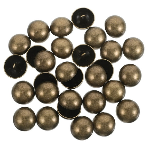 SEWCHICS 50Pcs Golden Metal Buttons for Sewing Clothes, Mushroom Buttons for Tailoring and Craft Projects