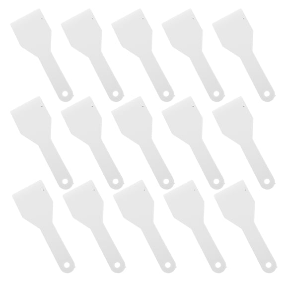 SEWCHICS 50Pcs Plastic Freezer Ice Scraper with Nonslip Handle for Quick Refrigerator Frost Cleaning