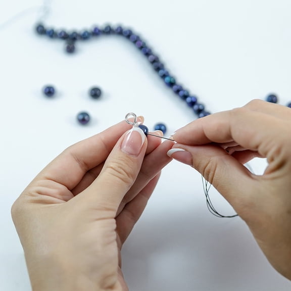 SEWCHICS Eye Bolt For Crafts Project Screw Eye Pin Silver Stainless Steel 50Pcs