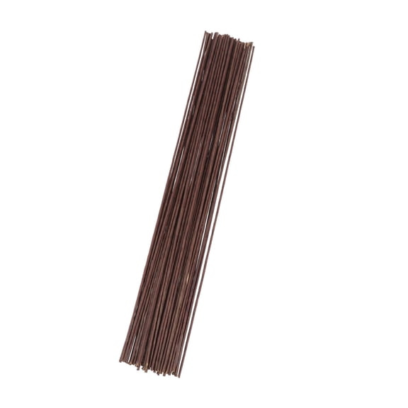 SEWCHICS 50pcs Floral Stem Coffee Wire for Florist Crafts Handmade Flower Stems Bouquet Buttonholes Flower Shop Supplies