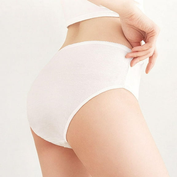 SEWCHICS 5Pcs Disposable Underpants for Women Cotton Postpartum Care