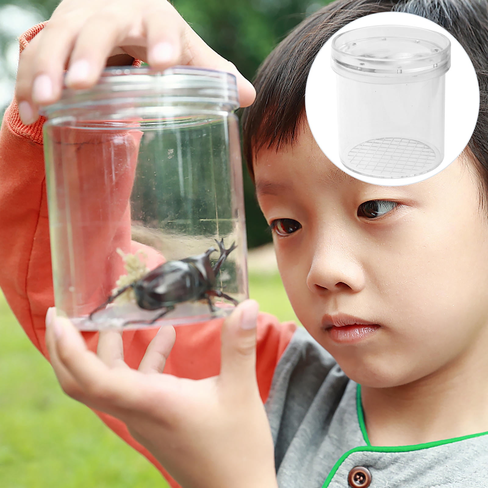 SEWCHICS Insect Observation Box with Magnifier Viewer 5Pcs Bug Catcher ...