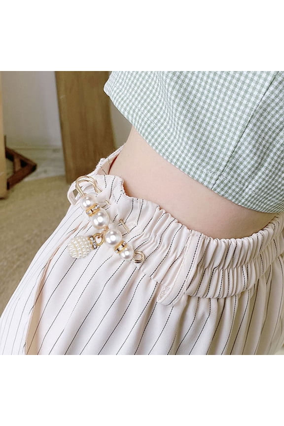 5Pcs Black Brooch Set Clothes Buckles Fastening Tools for Cardigans