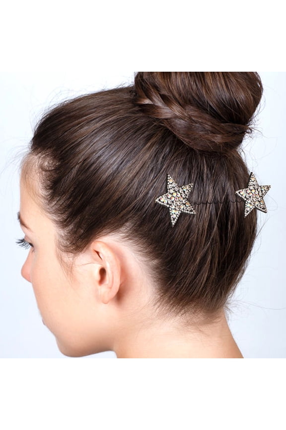 5pcs Star Hair for Women, No Trace Hair Clips, Easy to Use for Work, Events, and Daily Styling