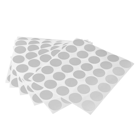 SEWCHICS 6 Sheets Multi Color Scratch Off Stickers for DIY Tickets and Party Games Easy Peel and Stick Plastic 1 Inch