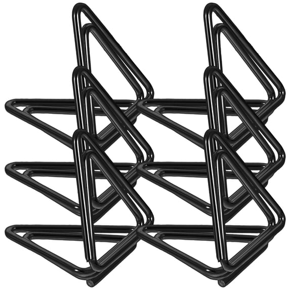 SEWCHICS 6Pcs Black Metal Table Number Holders for Wedding Table Decor