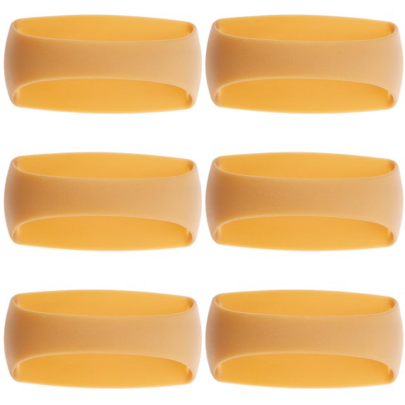 SEWCHICS 6Pcs Adhesive Handle Khaki Punch Free Cabinet Pull Handles for Home Furniture