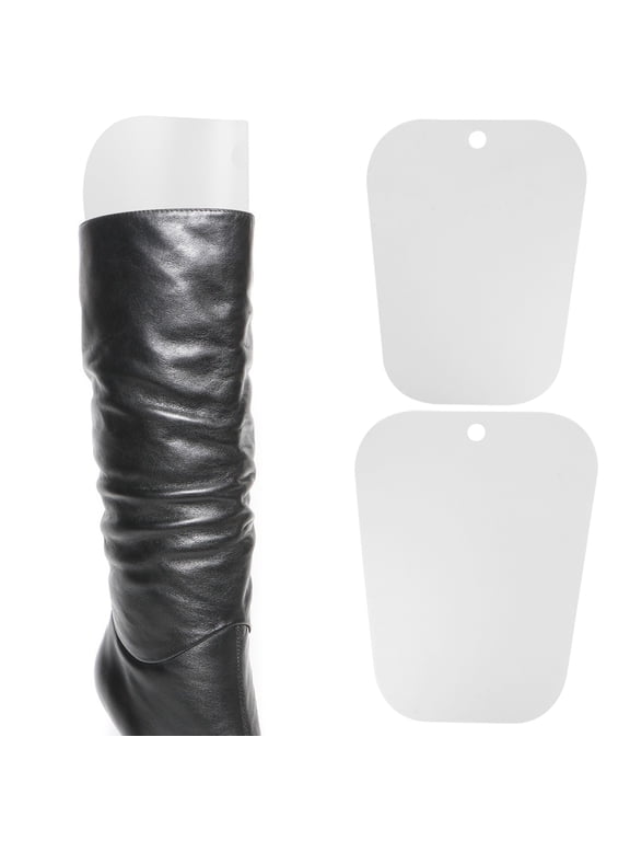 6-Pack Clear Tall Boot Shaper Inserts Reusable Boot Supports for Home Storage and Shape Maintenance