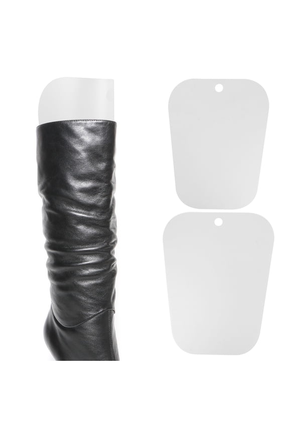 6Pcs Transparent Tall Boot Shaper Inserts Reusable Boot Support for Home Use